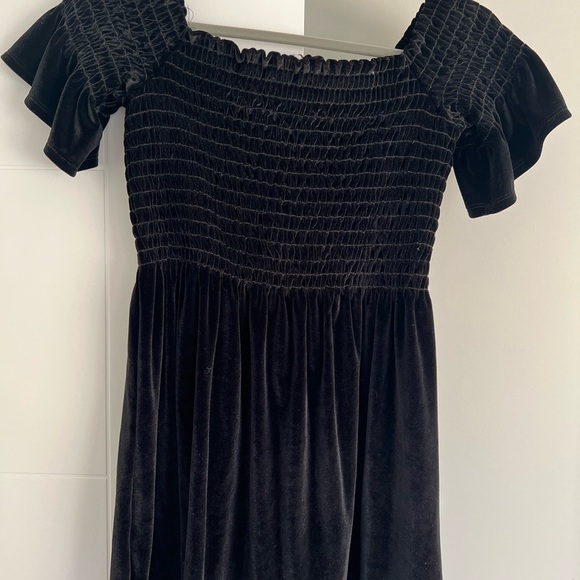 Urban Outfitters Off the Shoulders Velvet Mini Dress - M - Picture 3 of 5